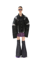 Load image into Gallery viewer, BLACK DENIM JACKET