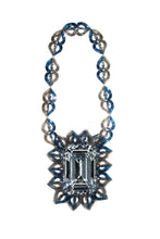 Load image into Gallery viewer, LASER-CUT PRECIOUS STONE BEADED PURSE