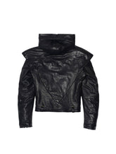 Load image into Gallery viewer, Leather Hood Jacket