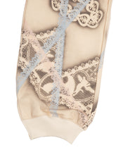Load image into Gallery viewer, Limited Capsule - Airbrushed Lace Motif Track Pants (Beige)