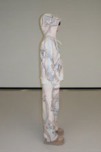 Load image into Gallery viewer, Limited Capsule - Airbrushed Lace Motif Hoodie (Beige)