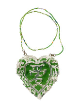 Load image into Gallery viewer, LOVE BEADED PURSE (GREEN)
