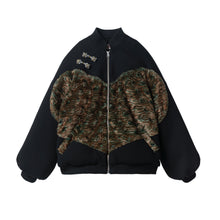 Load image into Gallery viewer, BROWN HEART JACKET