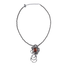 Load image into Gallery viewer, BEADED CHRYSANTHEMUM NECKLACE