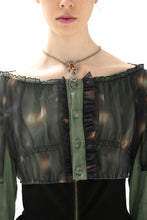 Load image into Gallery viewer, BEADED CHRYSANTHEMUM NECKLACE