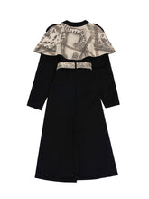Load image into Gallery viewer, Baseball Cape Trench Coat