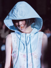 Load image into Gallery viewer, Hooded Corset Ruffle Vest