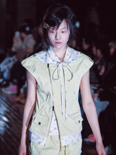 Load image into Gallery viewer, Butter Rosa Tie-Collar Vest