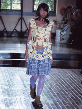 Load image into Gallery viewer, Lilac Rosa Cat Jacquard Pleated Mini Skirt