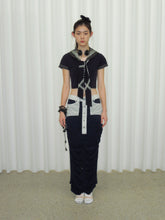 Load image into Gallery viewer, Sailor Scarf Top - Blue