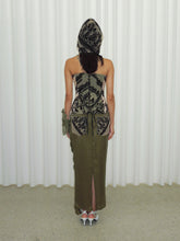 Load image into Gallery viewer, Olive Utility Baroque Skirt