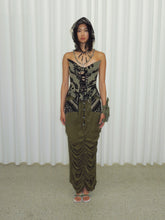 Load image into Gallery viewer, Olive Utility Baroque Skirt