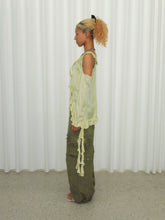 Load image into Gallery viewer, Lemon Ruffle Flow Blouse