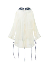 Load image into Gallery viewer, Ivory Laced Sailor Blouse