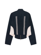 Load image into Gallery viewer, Heart Lace Moto Jacket