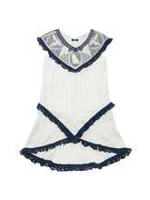 Load image into Gallery viewer, Monochrome Lace Reverie Dress