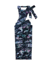 Load image into Gallery viewer, Kaleidoscope Feline Wrap Dress