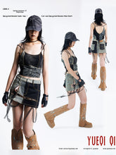 Load image into Gallery viewer, Upcycled Denim Tank-top