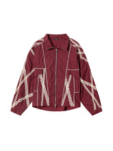 Load image into Gallery viewer, Burgundy and Lace UV Protection Jacket