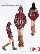 Load image into Gallery viewer, Burgundy and Lace UV Protection Jacket