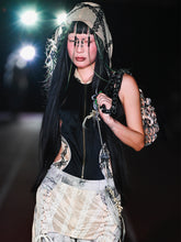 Load image into Gallery viewer, Taupe Hooded Bodysuit