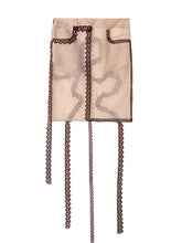 Load image into Gallery viewer, Taupe X-Ray Skirt