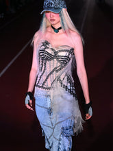 Load image into Gallery viewer, Stonewashed Convertible Skirt