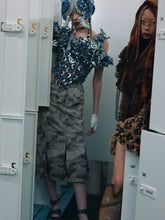 Load image into Gallery viewer, Camo Pleated Maxi Skirt