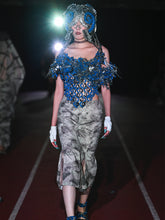 Load image into Gallery viewer, Camo Pleated Maxi Skirt