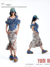 Load image into Gallery viewer, Camo Pleated Maxi Skirt