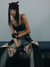 Load image into Gallery viewer, Upcycled Denim Taupe Hourglass Trousers
