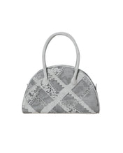 Load image into Gallery viewer, Ash Lace Perforated Half Moon Mini Bag