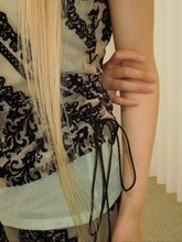 Load image into Gallery viewer, Mint Feline Veil Top