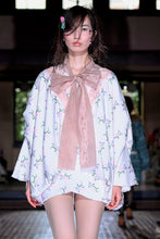 Load image into Gallery viewer, Mint Rosa Lace Bow Blouson Dress