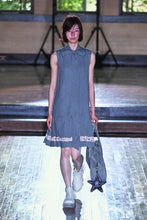 Load image into Gallery viewer, Lace Trim Bow Pleated Dress