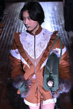 Load image into Gallery viewer, Cedar Lace Perforated Half Moon Bag