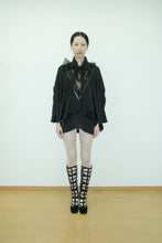 Load image into Gallery viewer, Lace Bow Batwing Dress