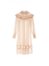 Load image into Gallery viewer, Lace Ruffle Tulle Dress
