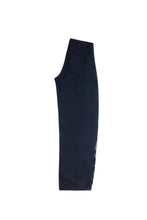 Load image into Gallery viewer, Black Rosa Panel Wide-Leg Jeans