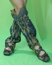 Load image into Gallery viewer, UPCYCLED DENIM BALLERINA FLATS