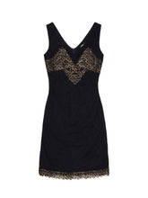 Load image into Gallery viewer, Feline V-neck Dress