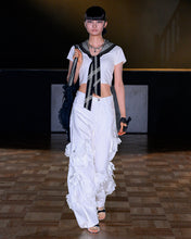 Load image into Gallery viewer, White Lace Cargo Trousers