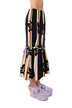 Load image into Gallery viewer, FLOKING PATCHED SKIRT WITH BEADS BELT (ORANGE)