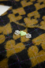 Load image into Gallery viewer, DIAMOND HEART SHAPE CARDIGAN (YELLOW)