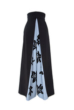 Load image into Gallery viewer, HIGH WAIST WIDE TROUSERS (BLUE)