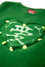 Load image into Gallery viewer, GREEN "LOVE"SWEATER