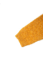 Load image into Gallery viewer, EYELASH YARN HEART SHAPE SWEATER (ORANGE)