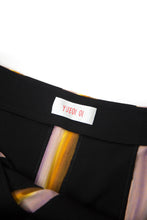 Load image into Gallery viewer, FLOKING PATCHED SKIRT WITH BEADS BELT (ORANGE)