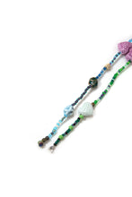 Load image into Gallery viewer, FLOKING PATCHED SKIRT WITH BEADS BELT (ORANGE)