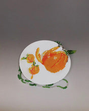 Load image into Gallery viewer, ORANGE BEADED PURSE